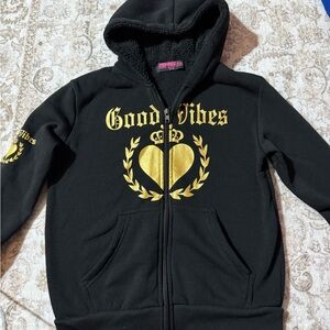 Kids Jacket - Black and Gold
